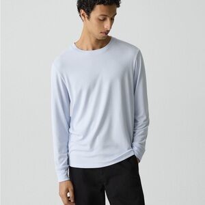 Theory Men's Light Blue Long Sleeve Shirt
